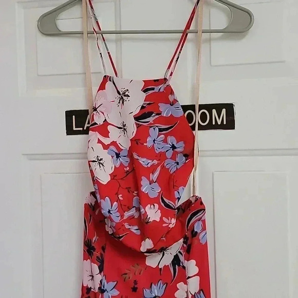 Fame And Partners Women's Floral-Print Halter Maxi Dress - Picture 3 of 13